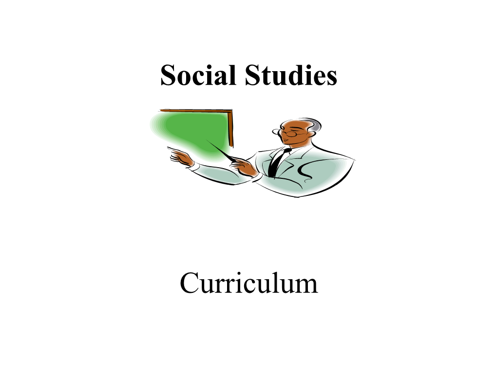Kindergarten Social Studies Curriculum