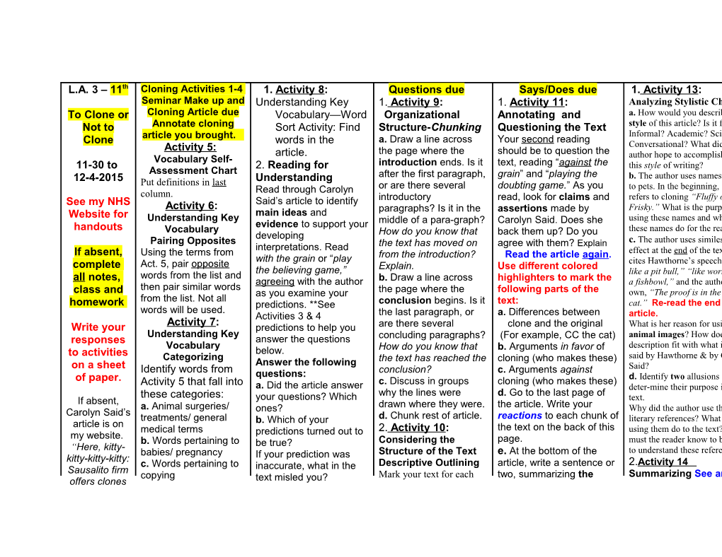 10Th Grade Language Arts s1