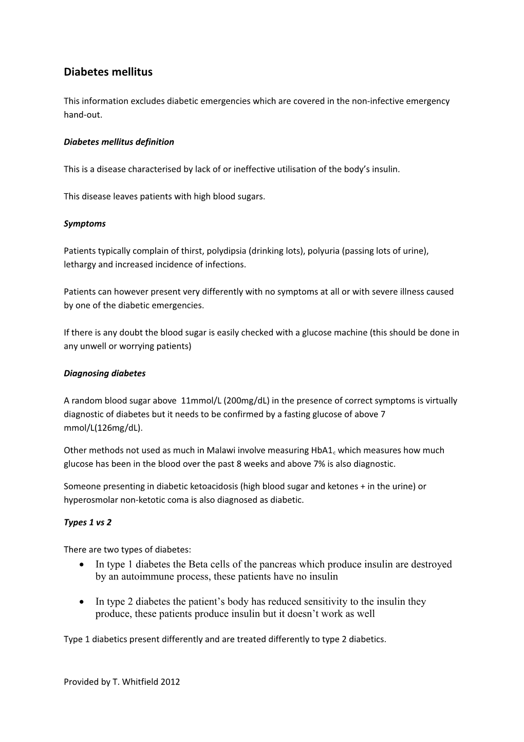 Diabetes Mellitus s1