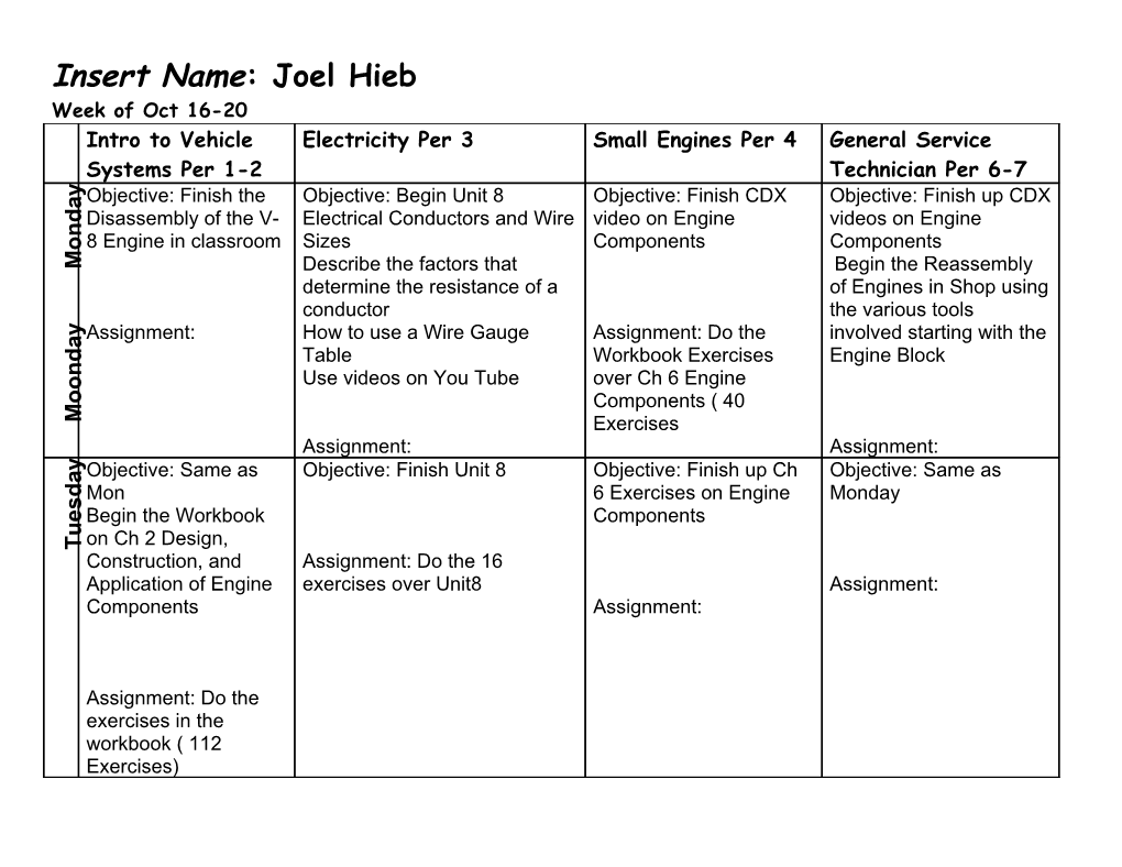 Insert Name: Joel Hieb