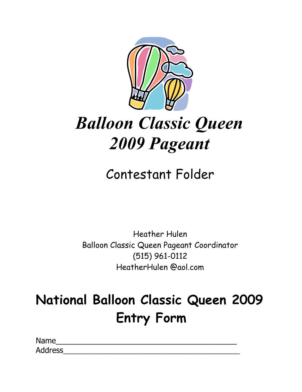 National Balloon Classic Queen 2007