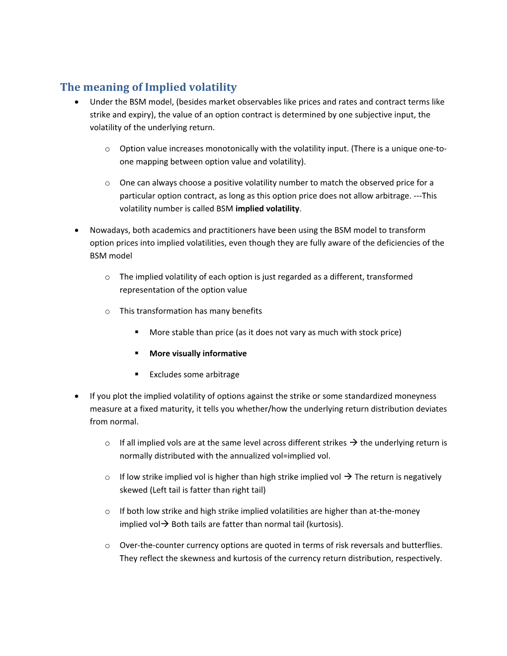 The Meaning of Implied Volatility