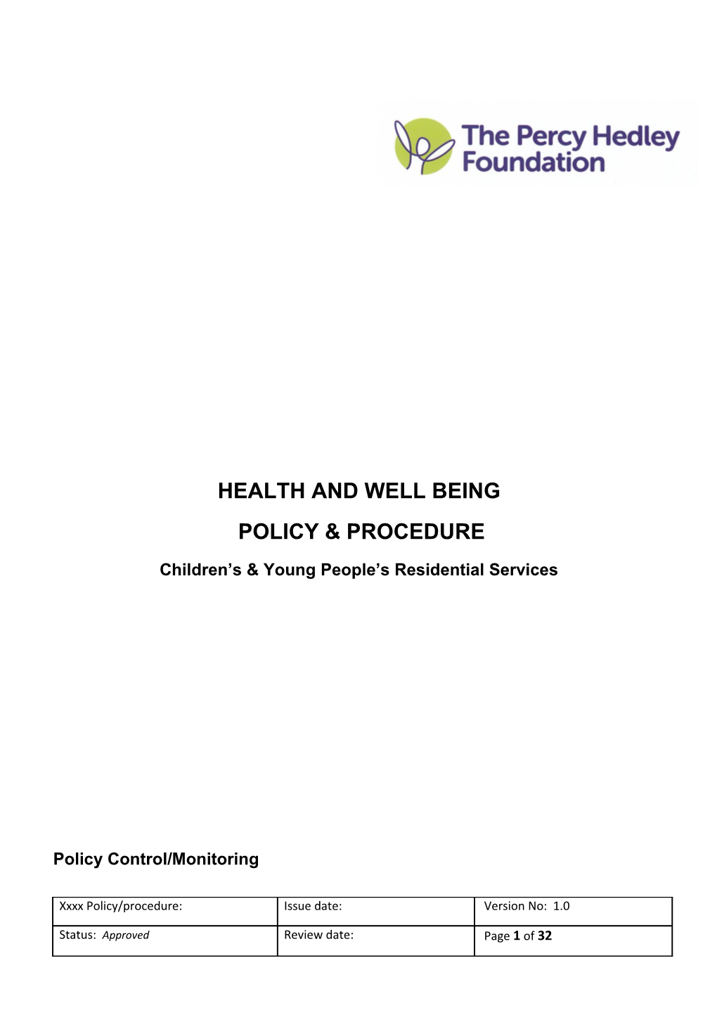 Health and Well Being