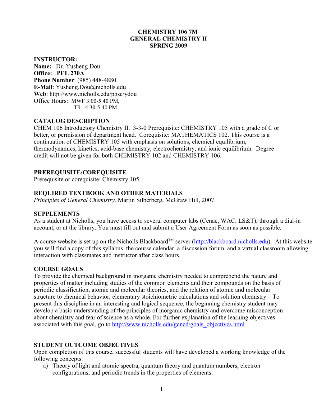 Syllabus Chem 110 Ed Format