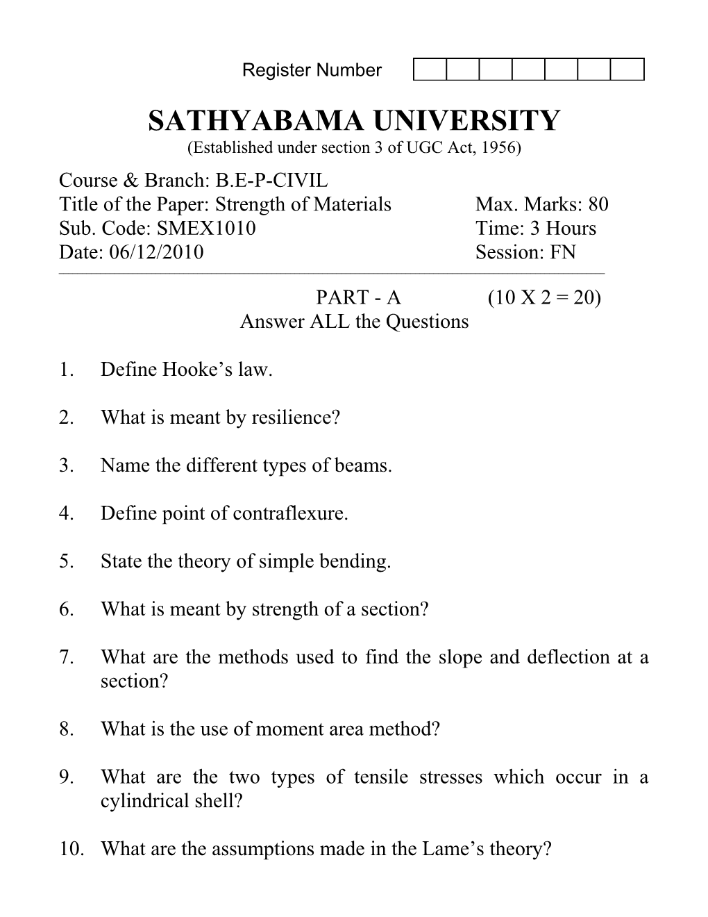 Sathyabama University s1