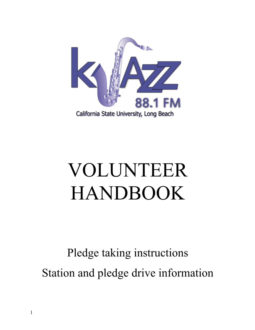 Thank You for Volunteering with Kjazz 88.1 FM