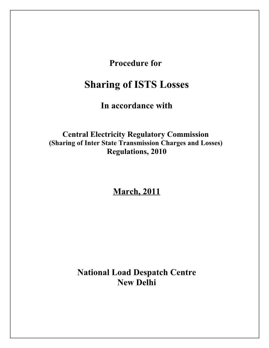 Central Electricity Regulatory Commission