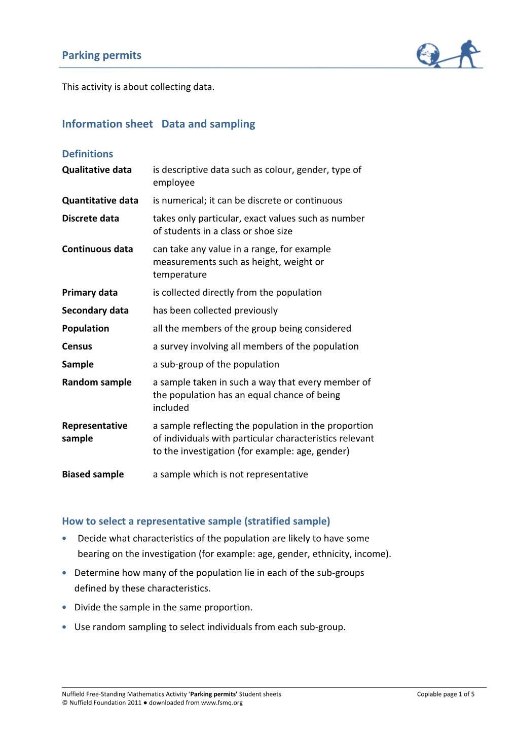 How to Select a Representative Sample (Stratified Sample)