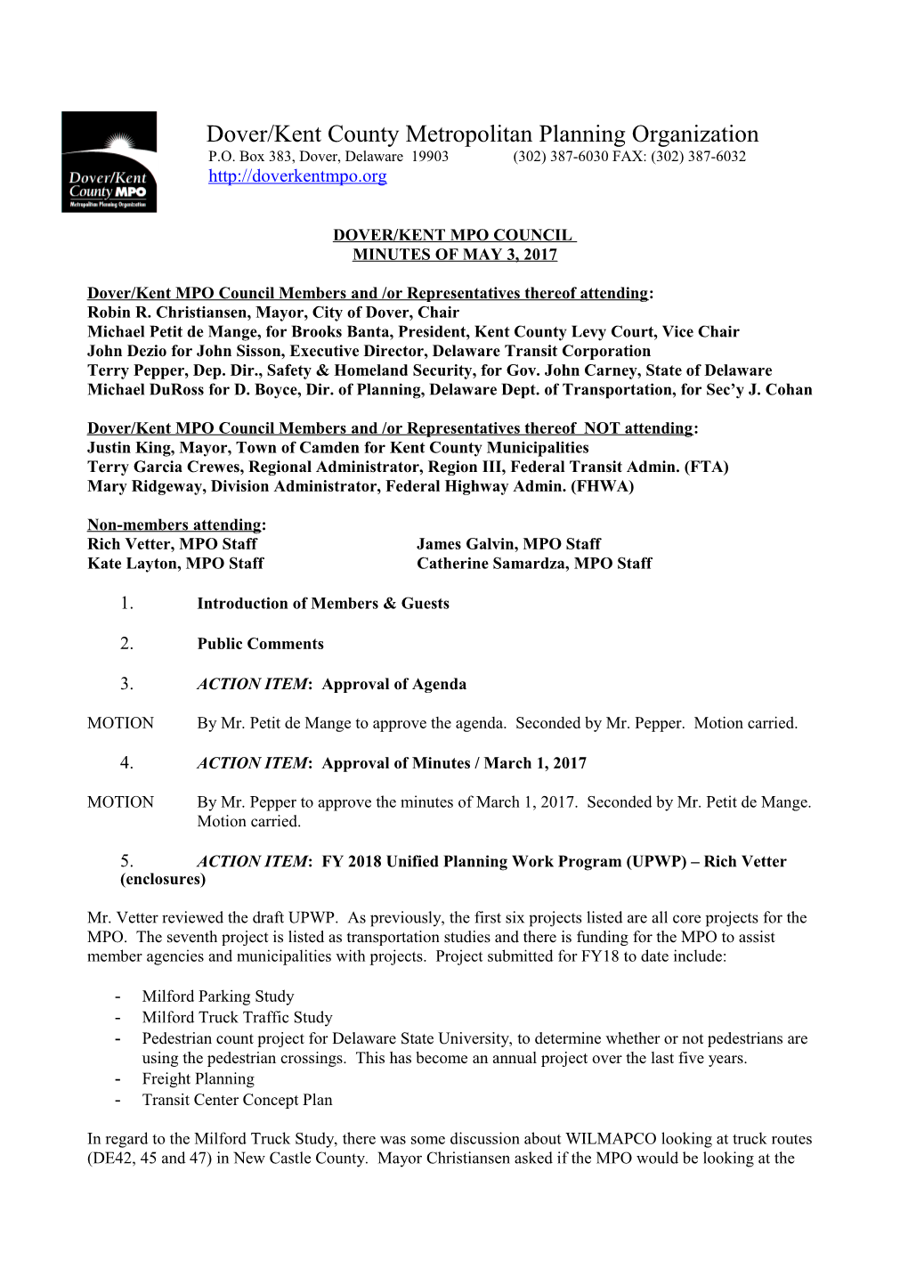 Dover/Kent County Metropolitan Planning Organization s1