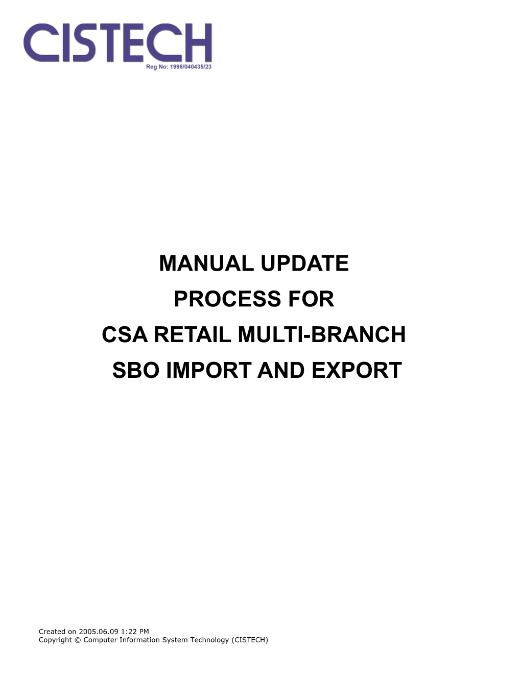 CSA Retail Multi-Branch