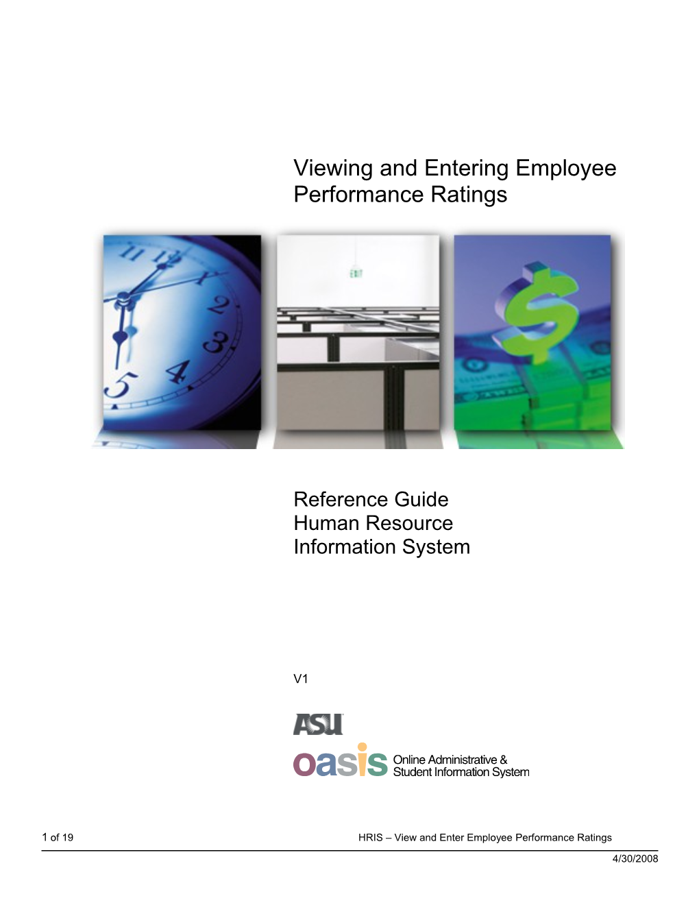 Viewing and Entering Employee Performance Ratings