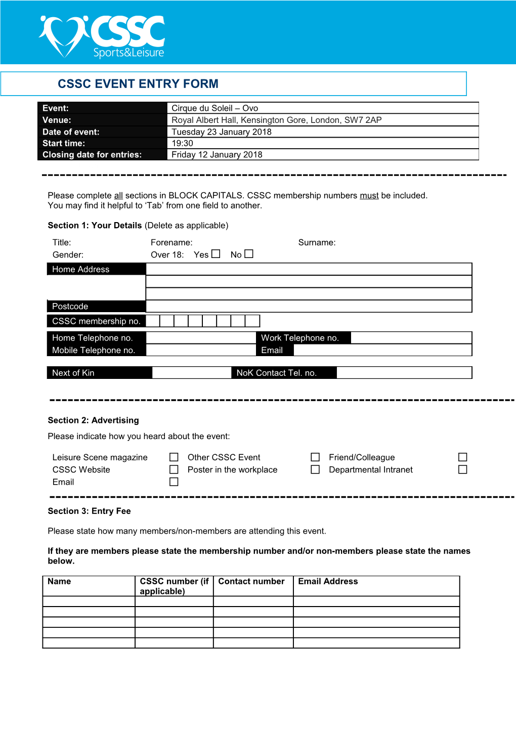 Section 1: Your Details (Delete As Applicable) s5