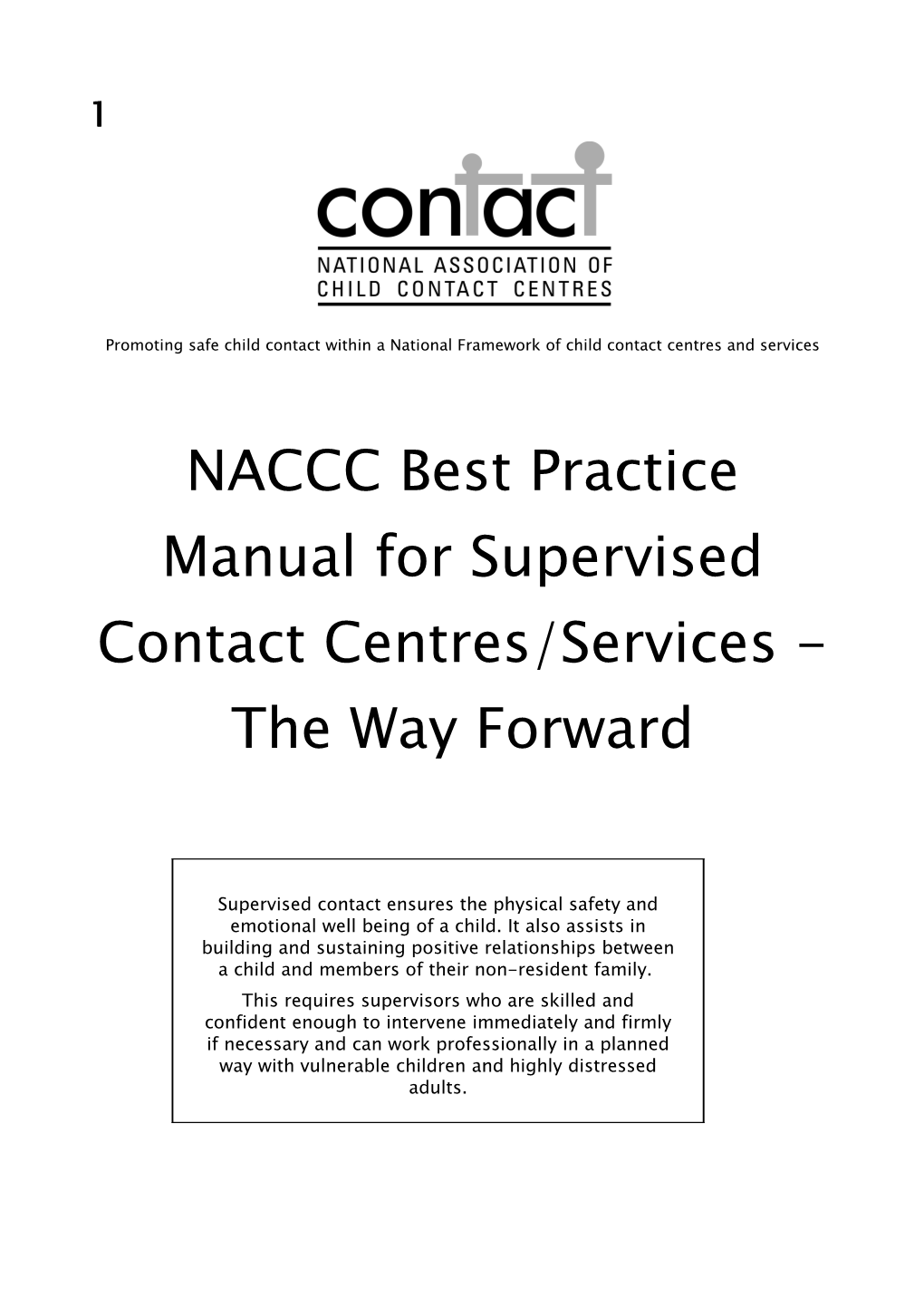 National Association of Child Contact Centres and Services