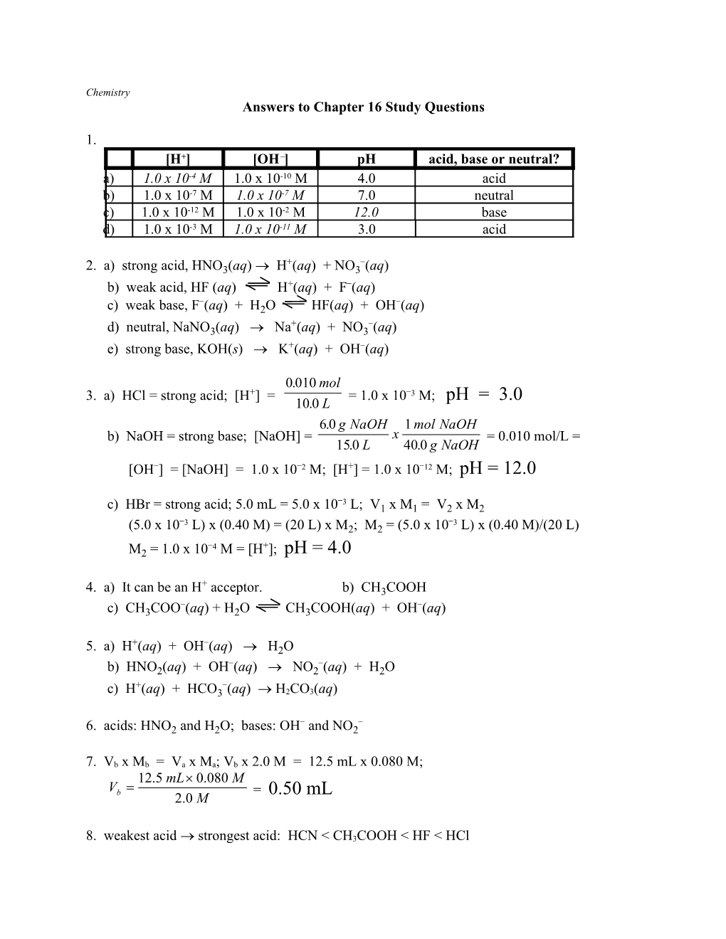 Answers to Chapter 16 Study Questions