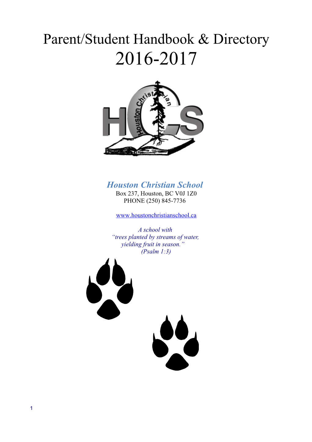 Parent/Student Handbook & Directory