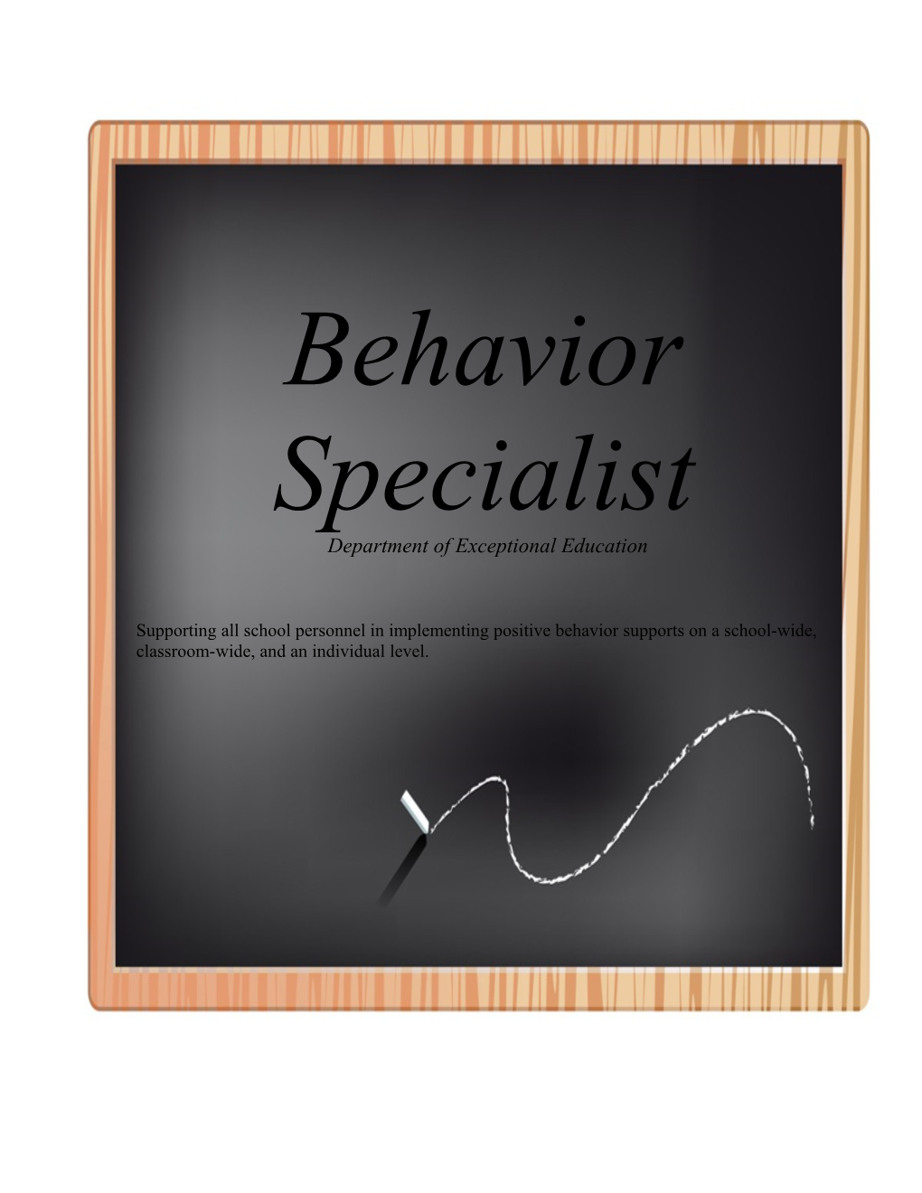 Behavior Specialist