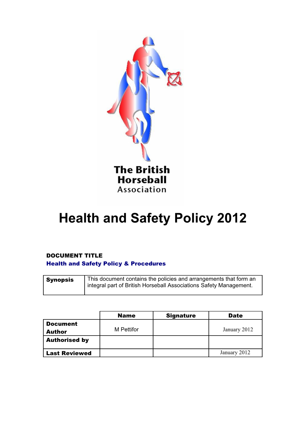 Health and Safety Policy s5