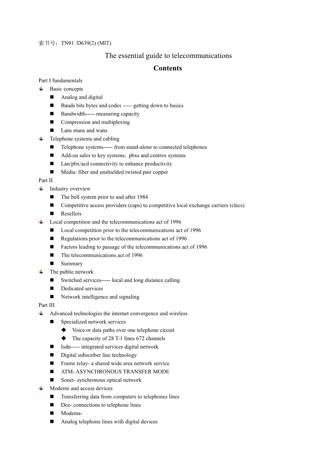 The Essential Guide to Telecommunications