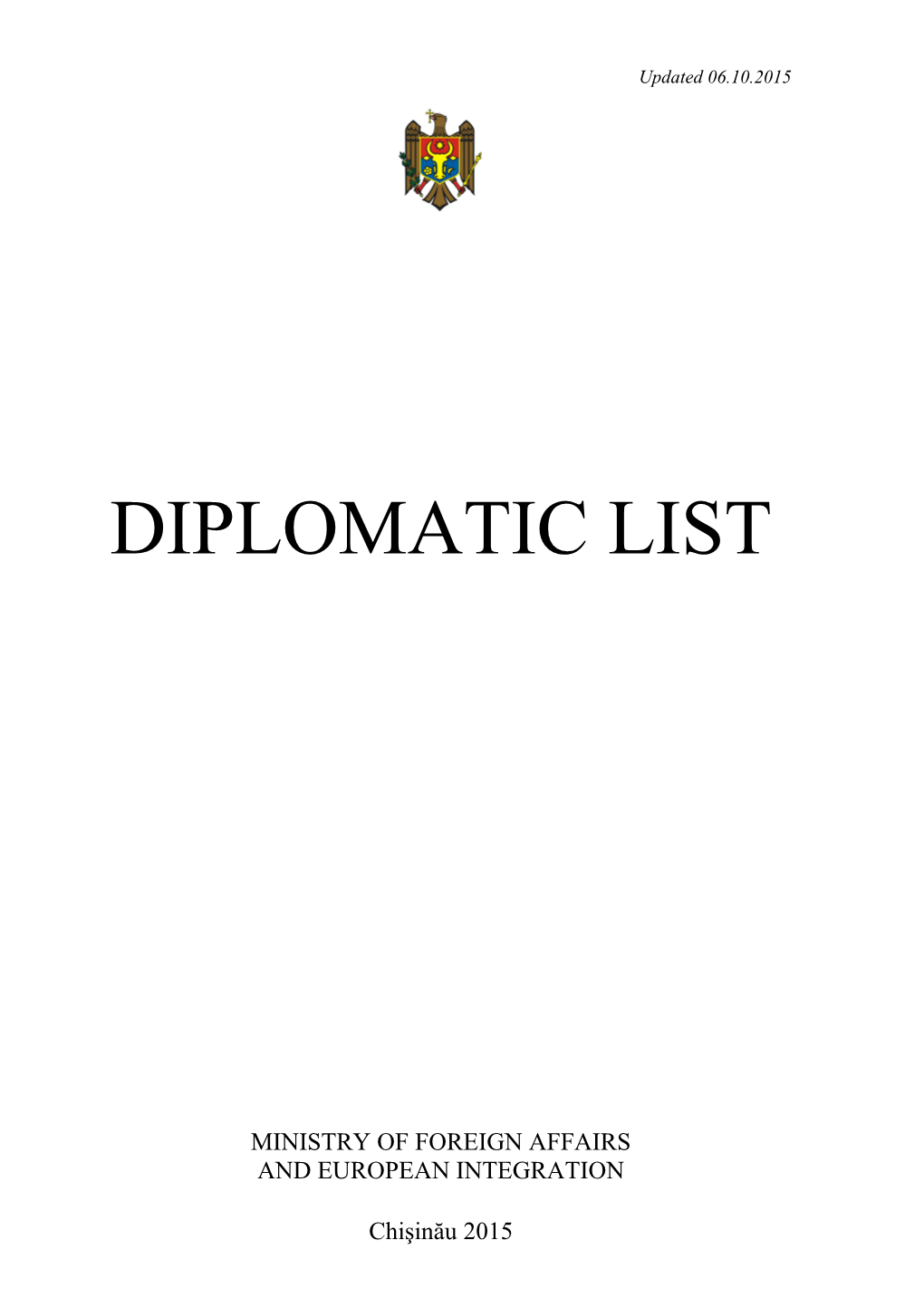 Diplomatic List s1