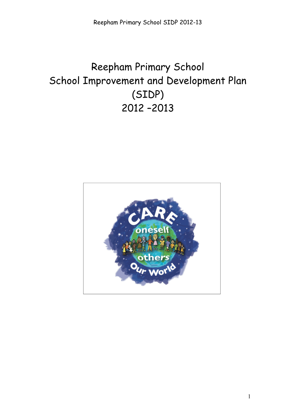 RSM Primary School Improvement & Development Plan 2007-08