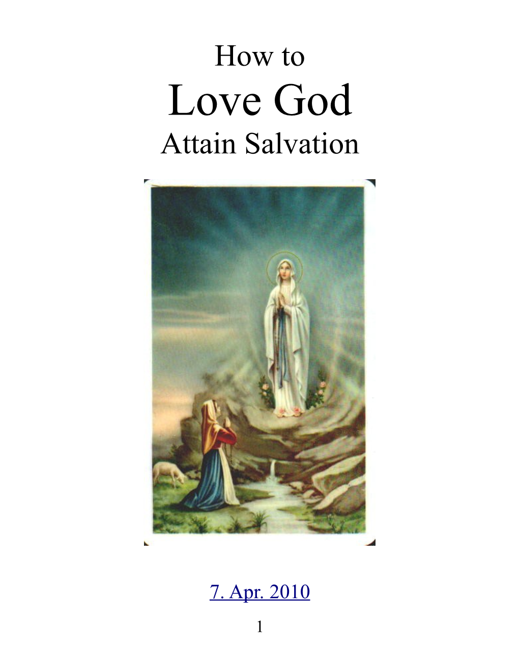 Attain Salvation