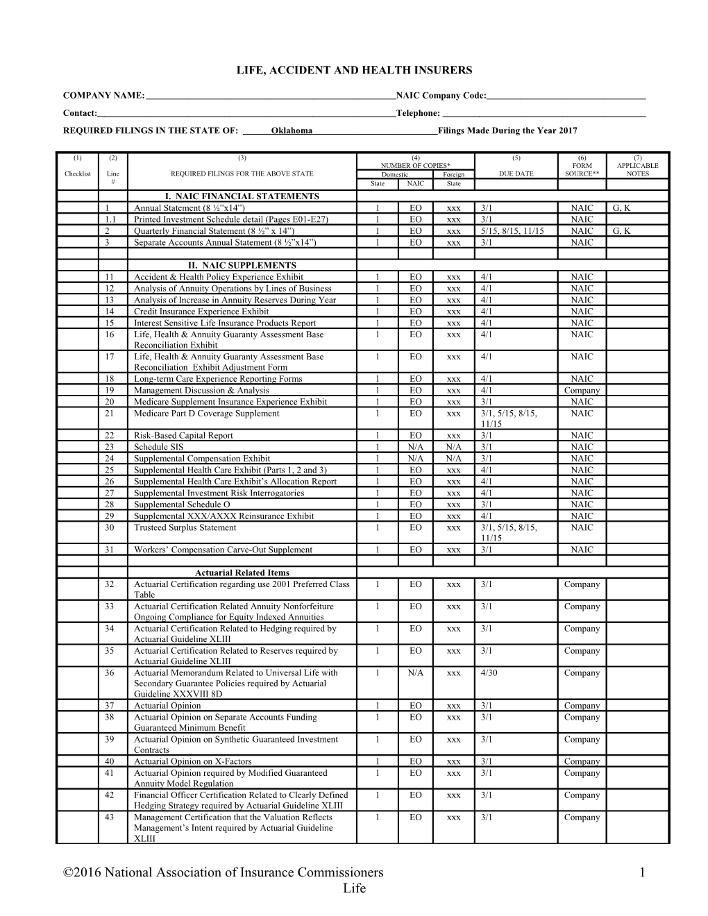 Life, Accident and Health Insurers s1