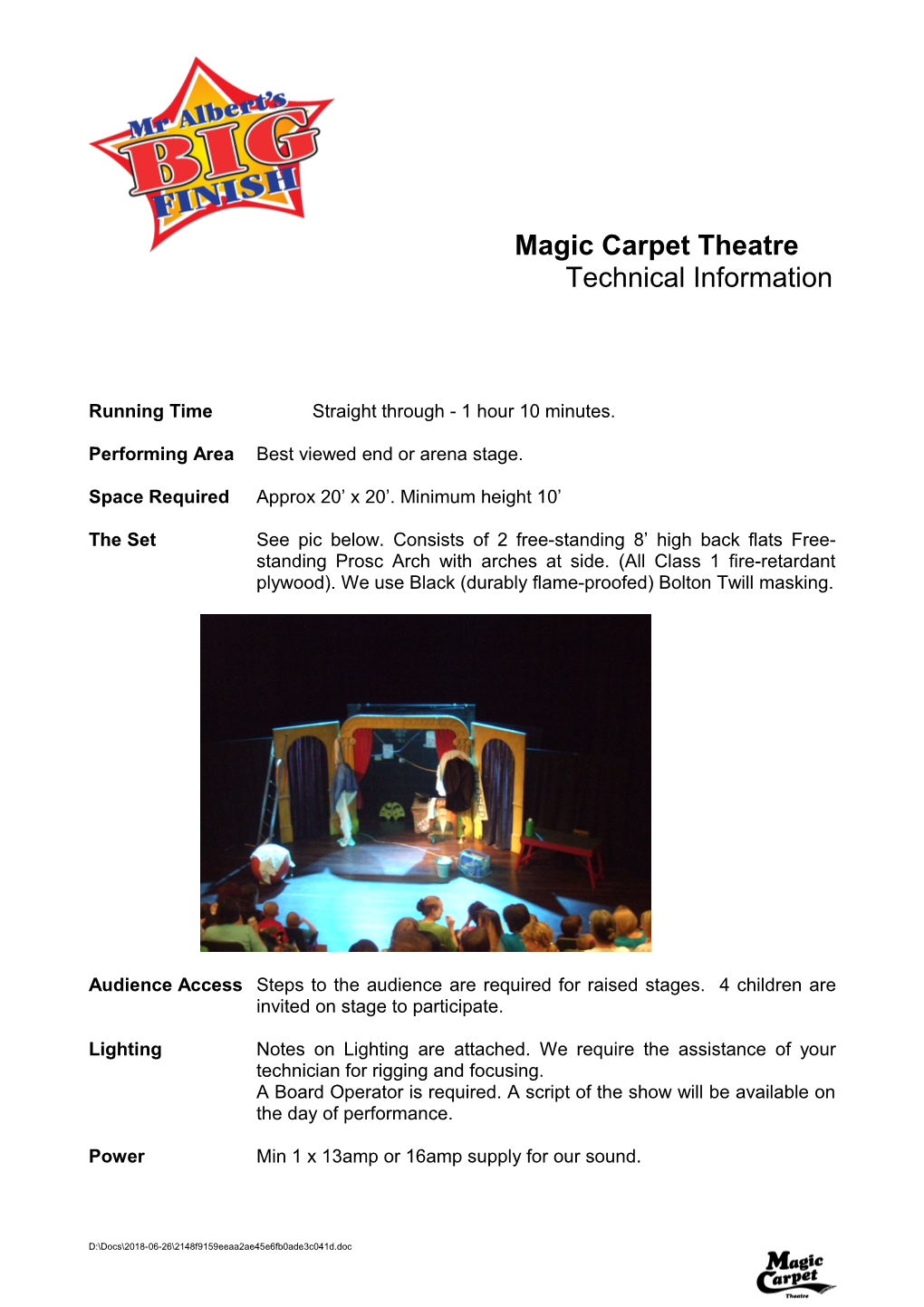 Magic Carpet Theatre