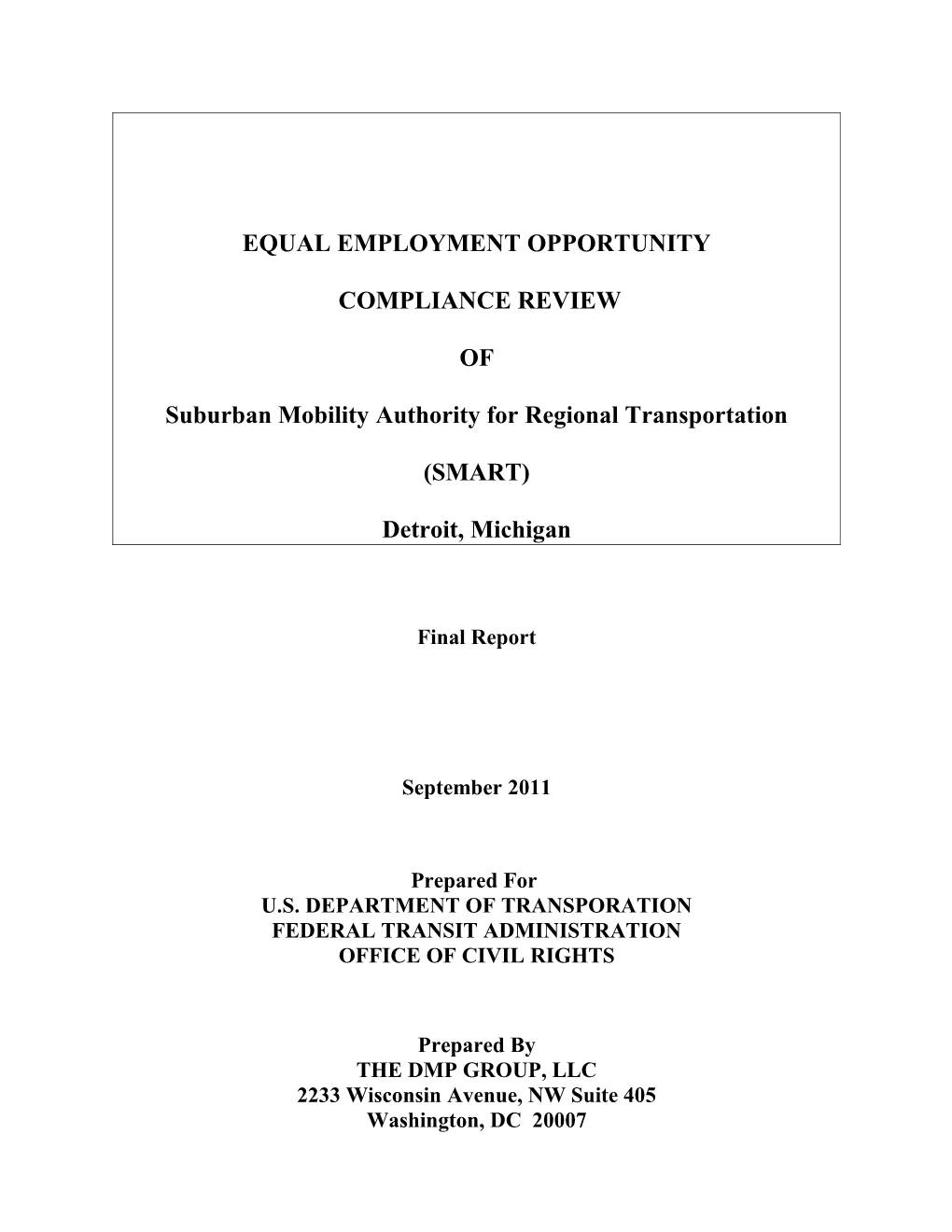 Suburban Mobility Authority for Regional Transportation