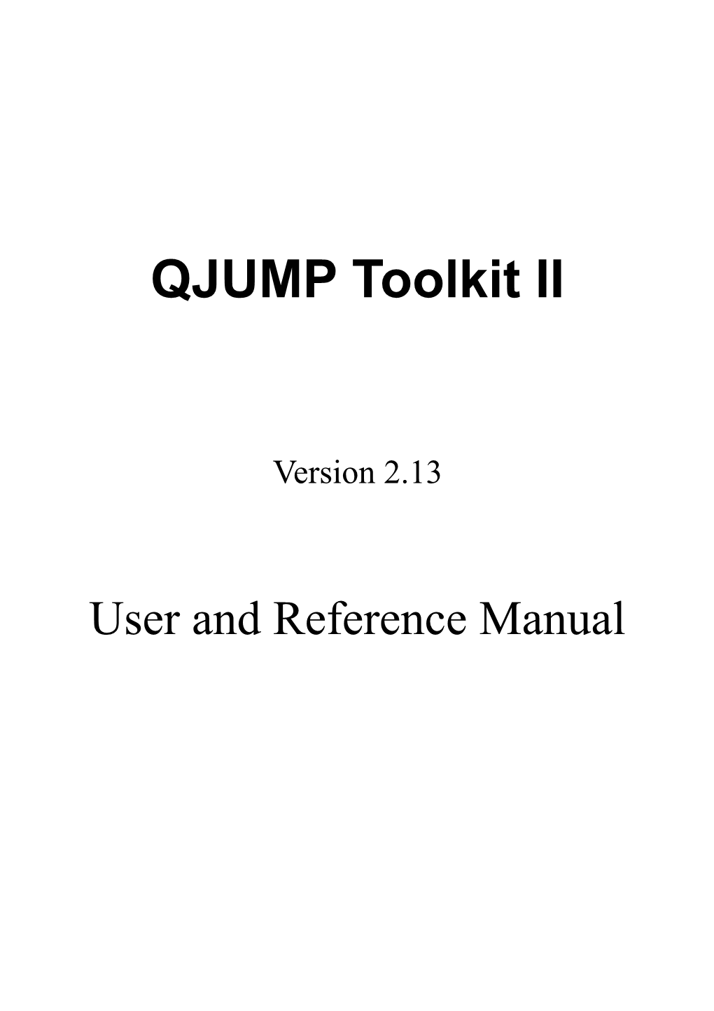 QJUMP Toolkit II