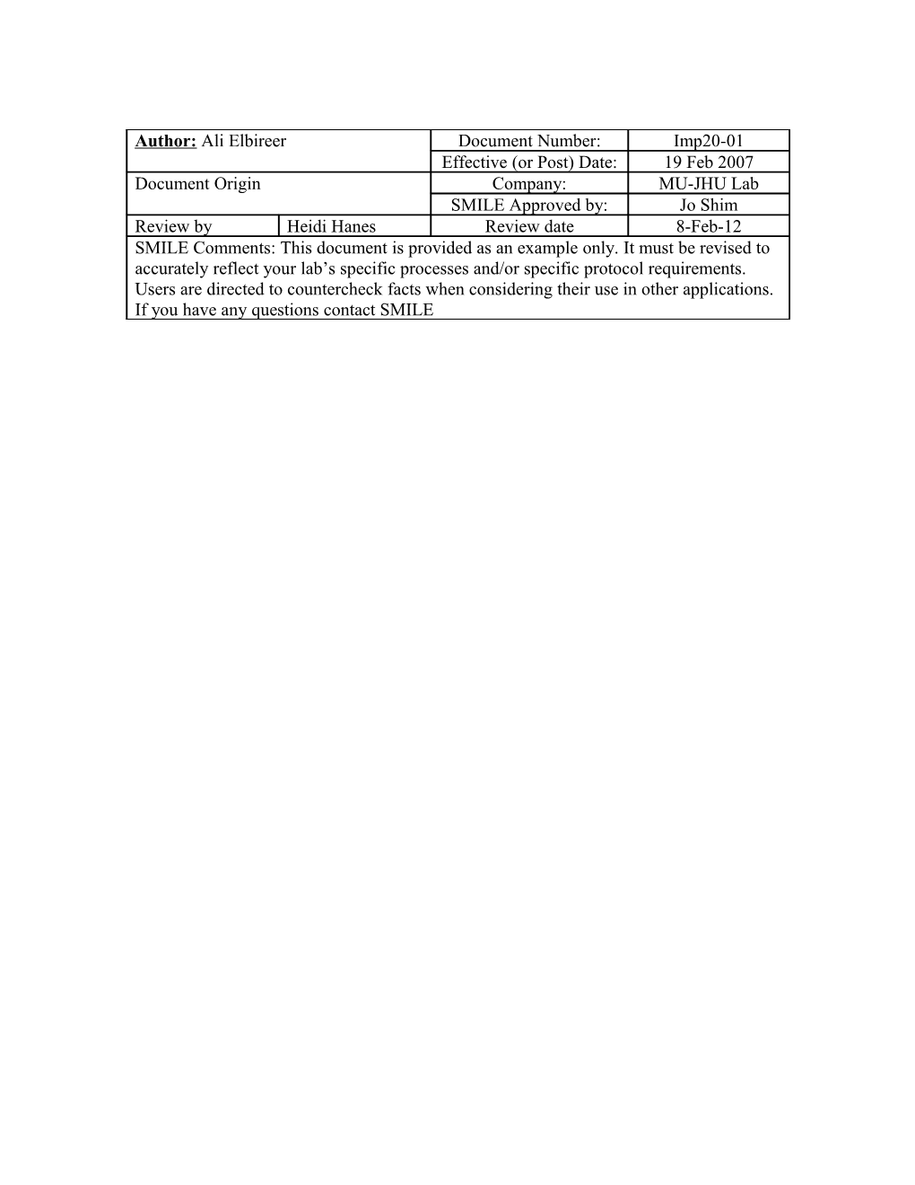 Mu-Jhu Corelab Quality Improvement Program Report-2006