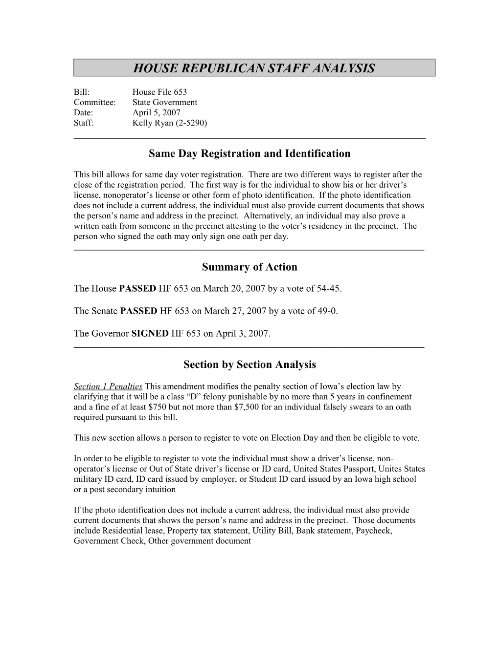 House Republican Staff Analysis s1