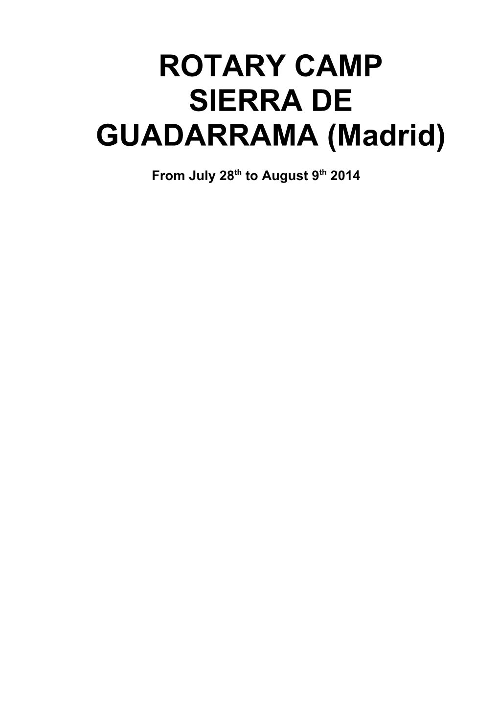 GUADARRAMA (Madrid)