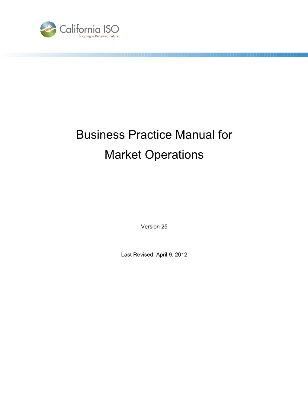Business Practice Manual For s4