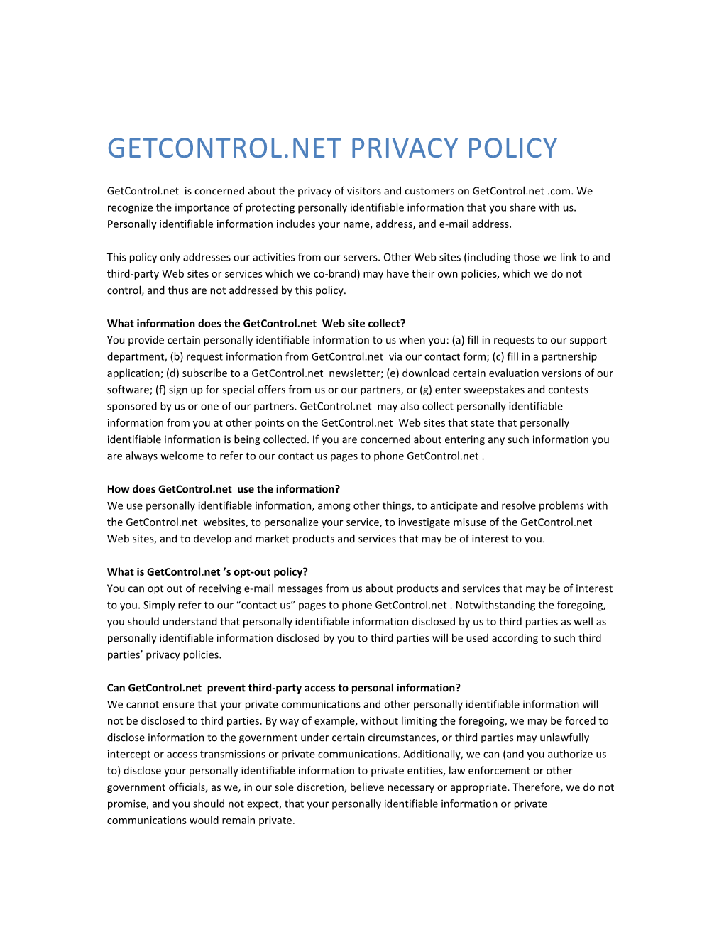 Cohesiveknowledge Privacy Policy