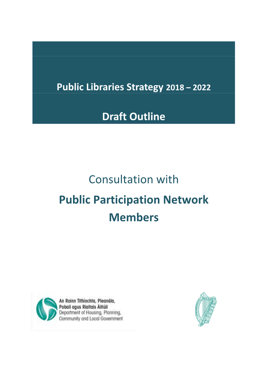 Public Libraries Strategy 2018 2022