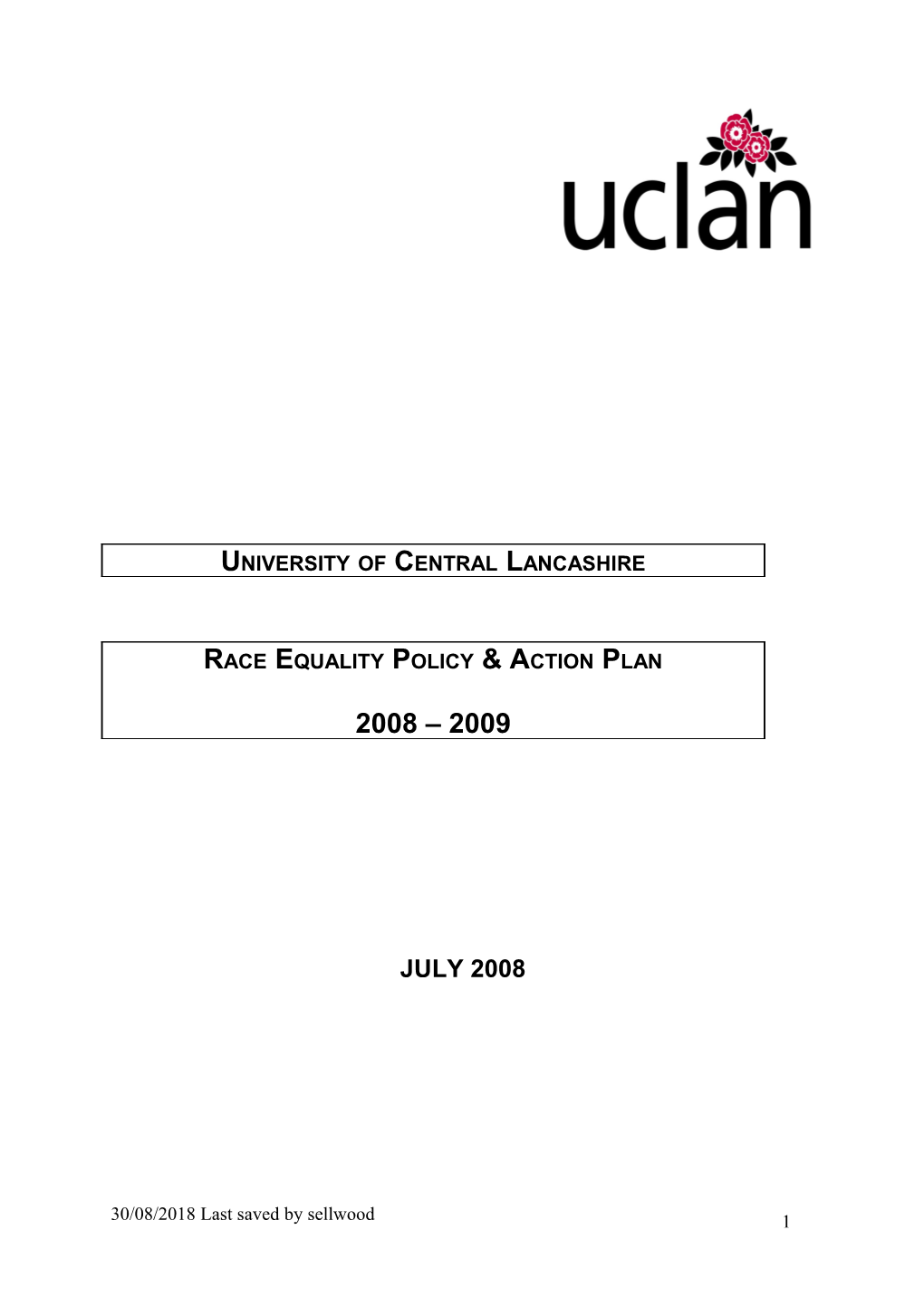 Race Equality Policy & Action Plan