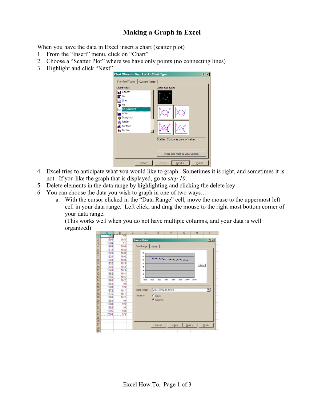 Copying Data from Tinkerplots to Excel