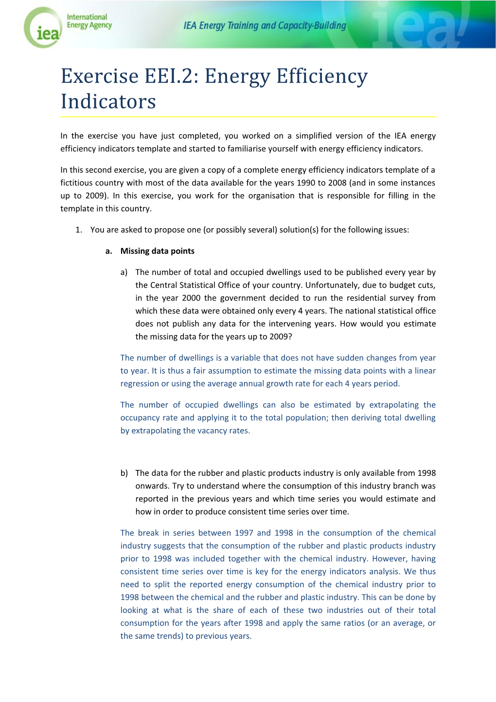 Answers for EE Indicators Exercise 2