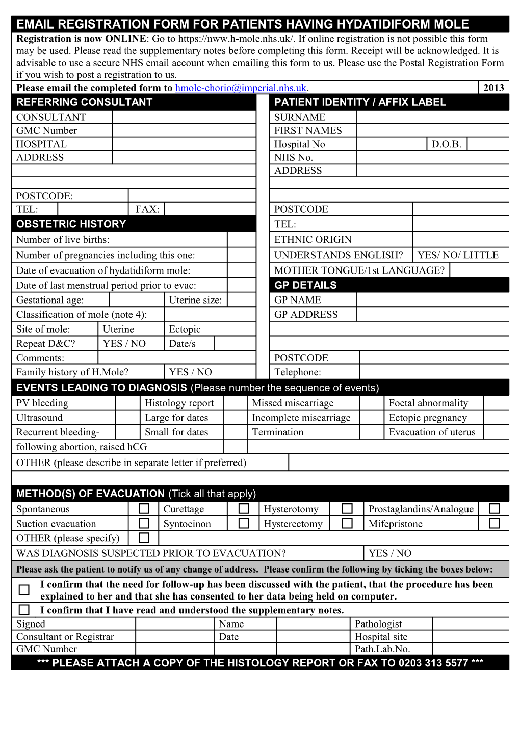 Supplementary Notes Relating to the Registration Of