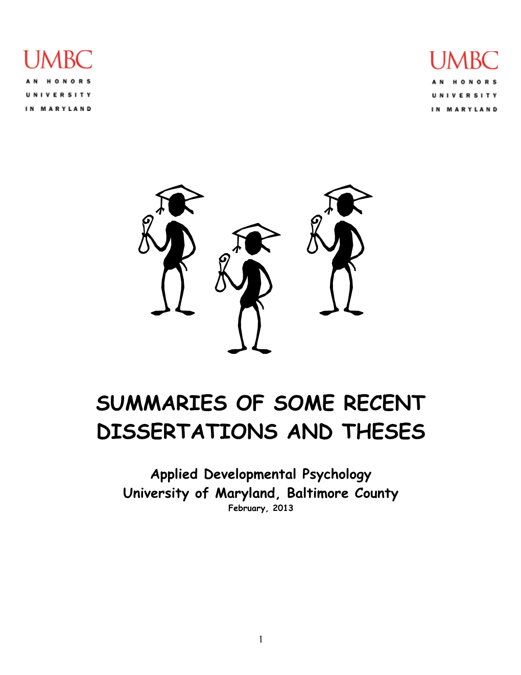 Summaries of Some Recent Dissertations and Theses