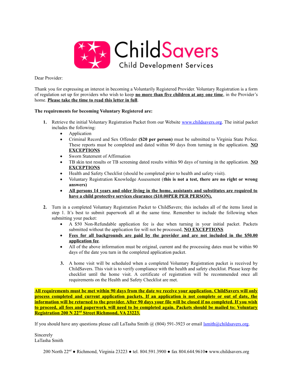 The Requirements for Becoming Voluntary Registered Are