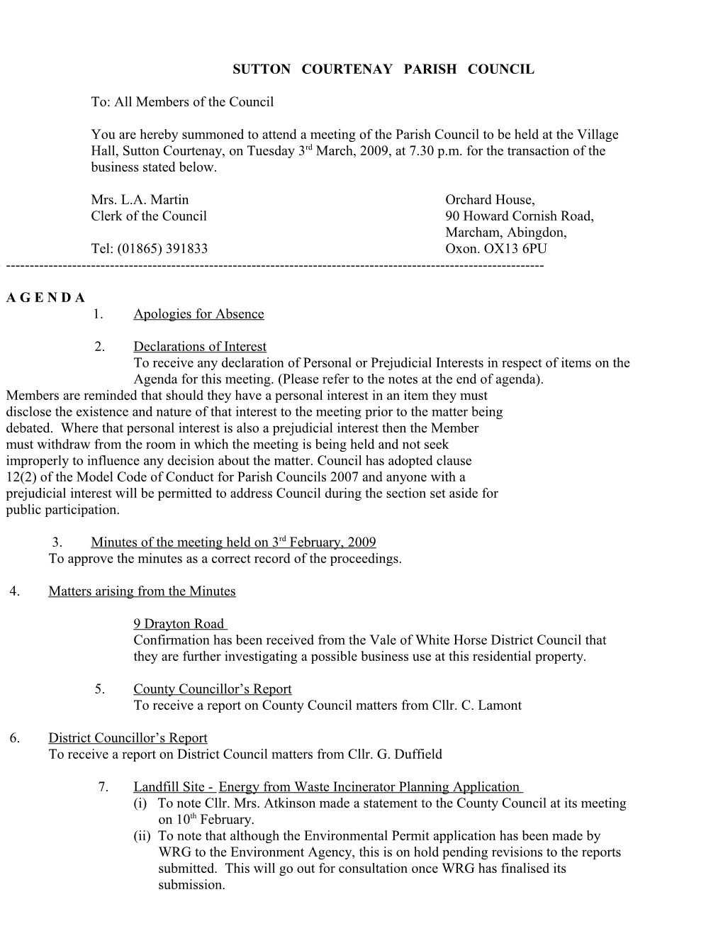 Sutton Courtenay Parish Council s2