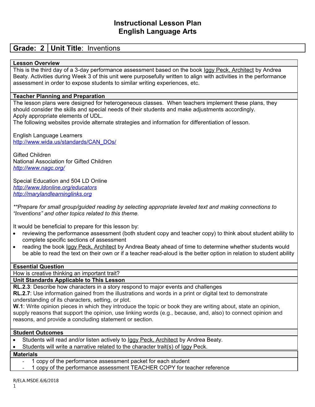 Instructional Lesson Plan s4