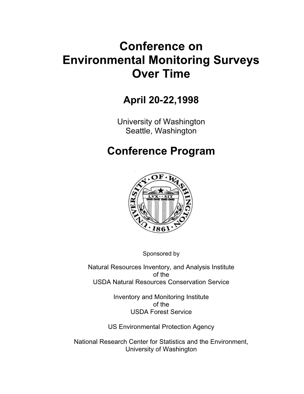Environmental Monitoring Surveys