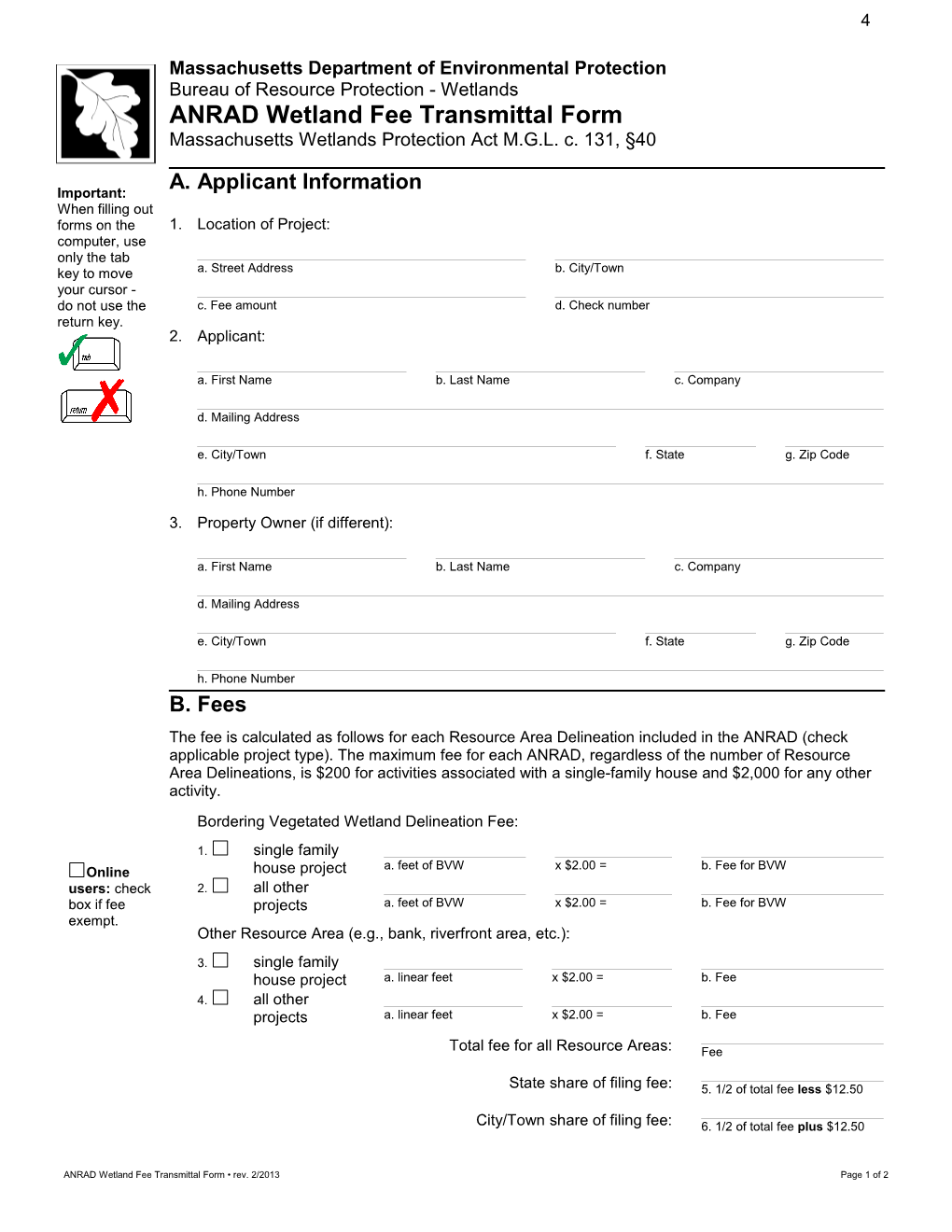 Massachusetts Department of Environmental Protection s3