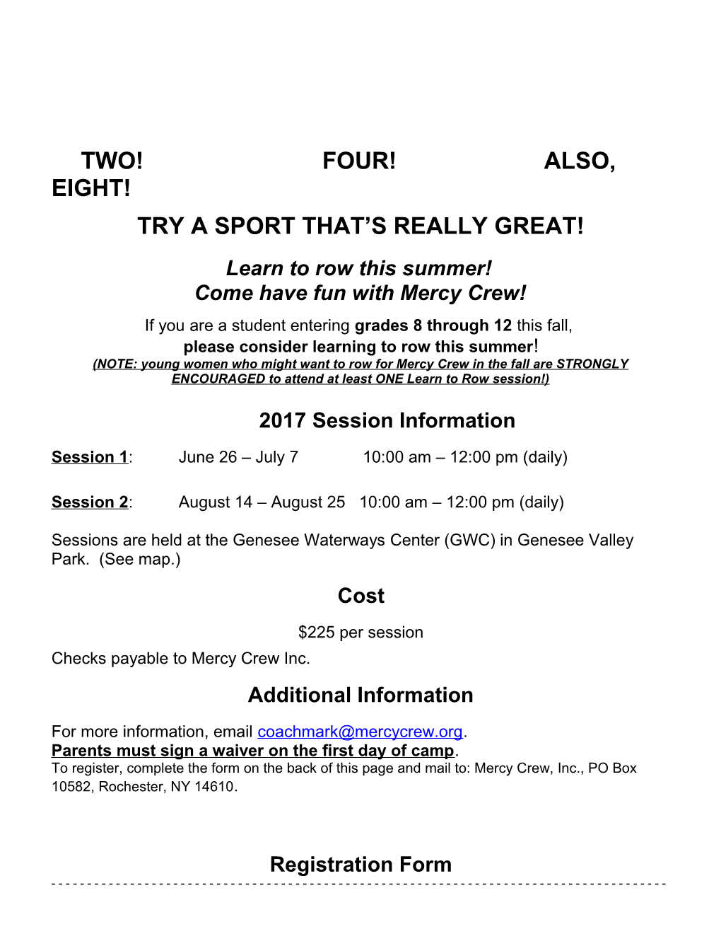 Try a Sport That S Really Great!