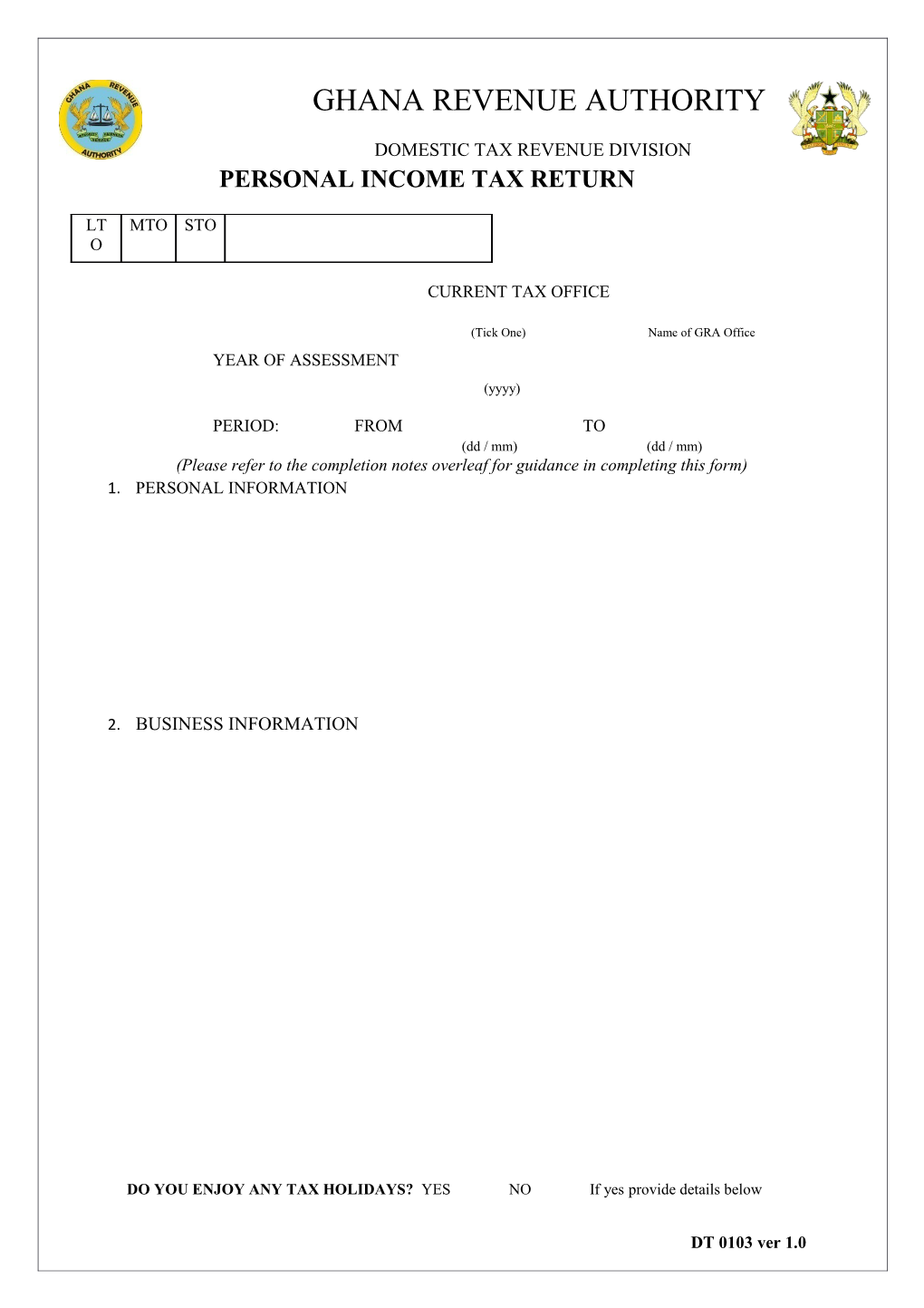 Domestic Tax Revenue Division