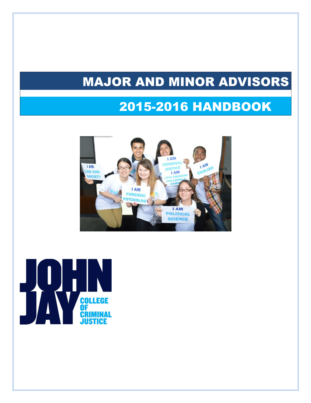 Major and Minor Advising