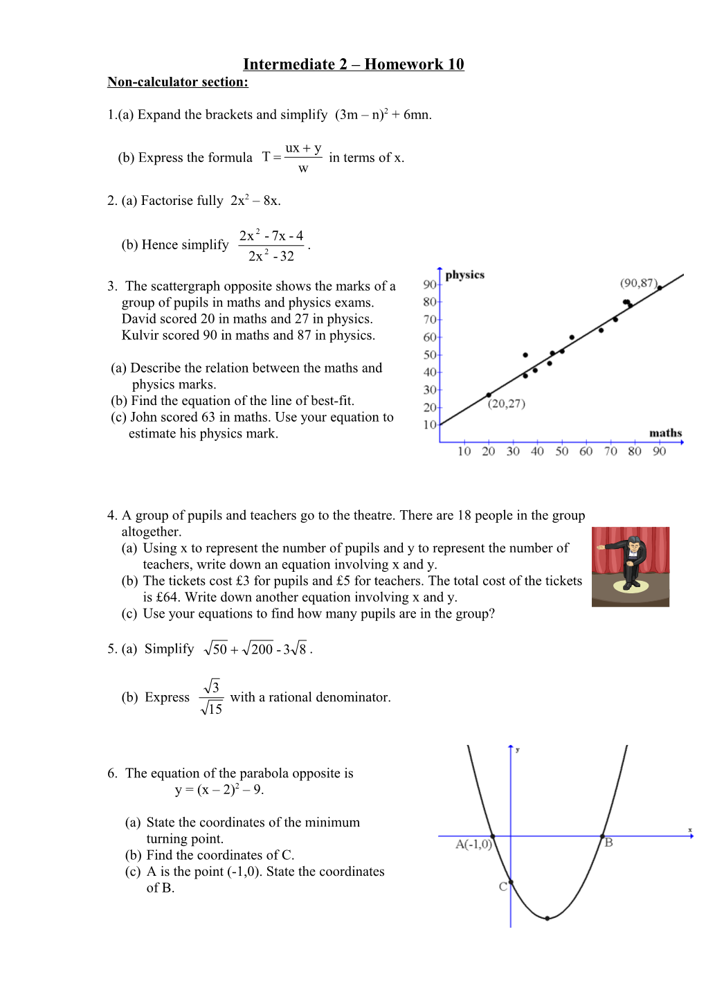 Intermediate 2 Homework 10