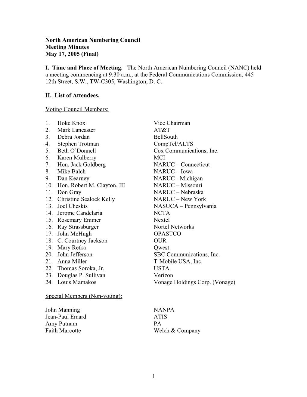 North American Numbering Council s4